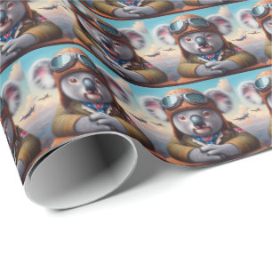 Pilotprogramm für Koala Geschenkpapier