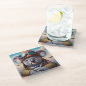 Pilotprogramm für Koala Glasuntersetzer (Schrägansicht)