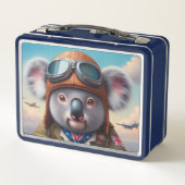 Pilotprogramm für Koala Metall Brotdose (Rückseite)