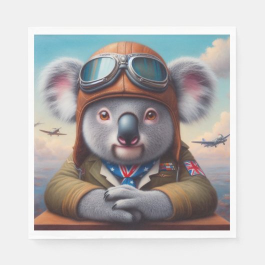 Pilotprogramm für Koala Serviette (Vorderseite)