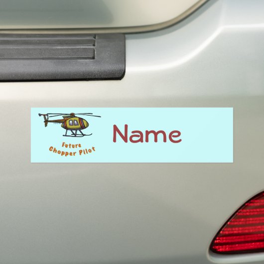 Pilotprogramm für künftige Hubschrauber Autoaufkleber (Auf Auto)