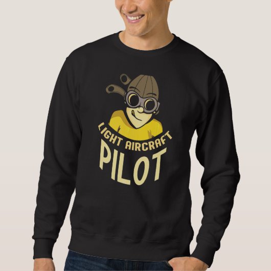 Pilotprogramm für Leichtflugzeuge Privatflugzeug Sweatshirt (Vorderseite)