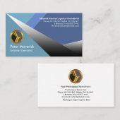 Pilotprogramm für Leuchtfeuerwehrjet-Flugzeuge Visitenkarte (Vorne/Hinten)