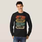 Pilotprogramm für Mens Drone-Fly-Crash-Fix-Reparat T-Shirt (Vorne ganz)