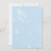 Pilotprogramm für niedliche Blaue Pinguine Einladung (Rückseite)