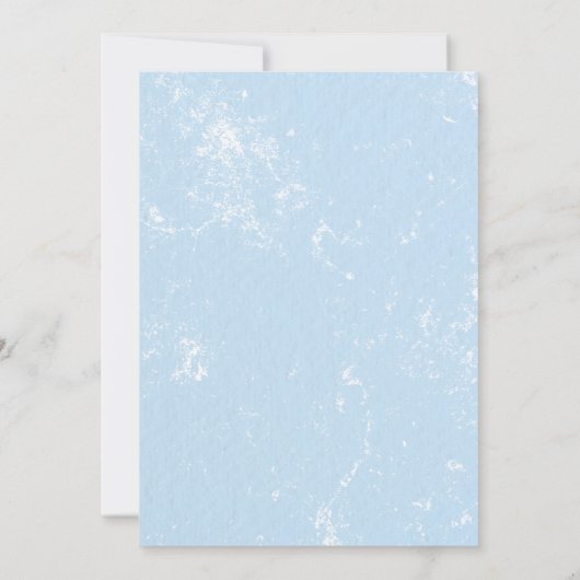 Pilotprogramm für niedliche Blaue Pinguine Einladung (Rückseite)