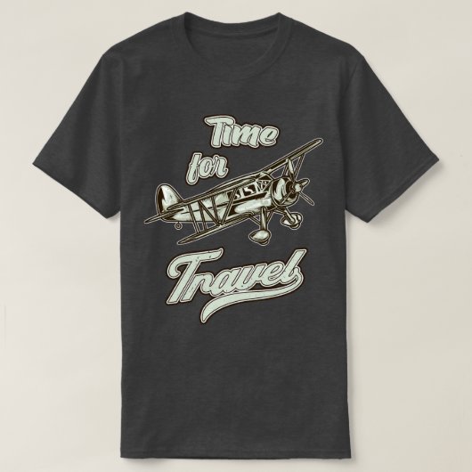 Pilotprogramm für Propellerflugzeuge von Reiseflug T-Shirt (Design vorne)