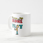 Pilotprogramm für RC Drone Kaffeetasse (Vorderseite Links)