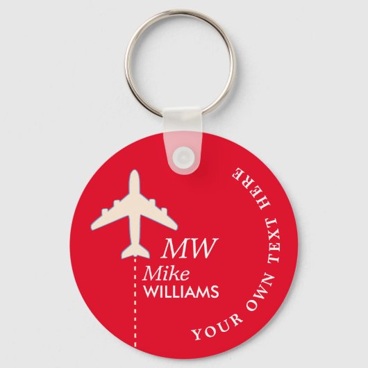 Pilotprogramm für Rote Luftfahrt Schlüsselanhänger (Vorderseite)