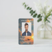 Pilotprogramm für Speicherkarten-Flugzeuge Visitenkarte (Stehend Vorderseite)