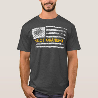 Pilotprogramm für Vintage amerikanische Fliegerflu T-Shirt