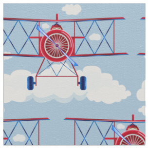 Pilotprogramm für Vintage Luftfahrzeug-Flugreisen Stoff