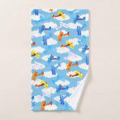 Pilotprogramm für Vintage Luftfahrzeuge Badhandtuch Set (Handtuch)