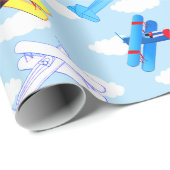 Pilotprogramm für Vintage Luftfahrzeuge Geschenkpapier (Rolleneckpunkt)