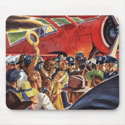 Pilotprogramm für Vintage Single-Prop-Flugzeuge mi Mousepad (Vorne)