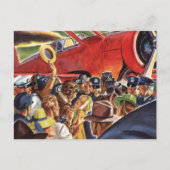 Pilotprogramm für Vintage Single-Prop-Flugzeuge mi Postkarte (Vorderseite)