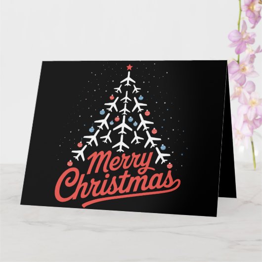 Pilotprogramm für Weihnachtsbaum Karte (Orchidee)