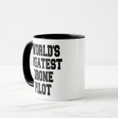 Pilotprogramm für weltbeste Drohne Tasse (Vorderseite Links)