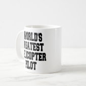 Pilotprogramm für weltbeste Hubschrauber Kaffeetasse (Vorderseite Links)
