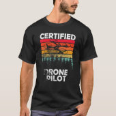 Pilotprogramm für zertifizierte Drohne FPV Drone F T-Shirt (Vorderseite)