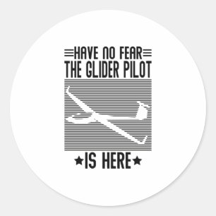 Pilotprogramm  Gliding Glide Thertiers Hobby Gesch Runder Aufkleber
