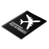 Pilotprogramm läuft notizblock (Linke Seite)