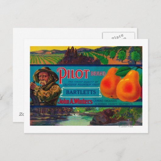 Pilotprogramm "Peekatze"-LabelEl Dorado Landkreis, Postkarte (Vorne/Hinten)