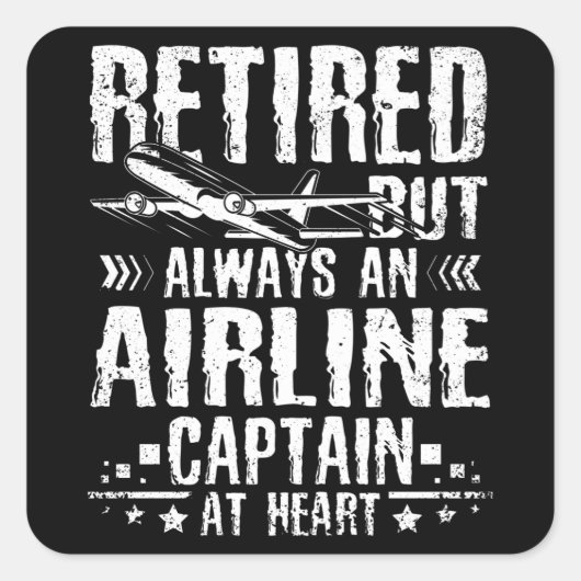 Pilotprogramm Quadratischer Aufkleber (Vorderseite)