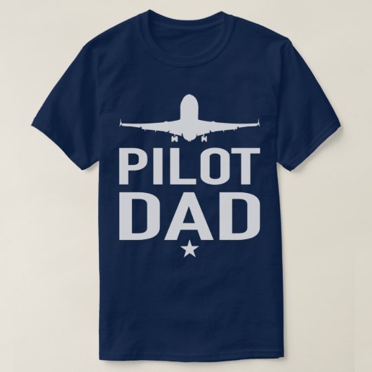 Pilotprogramm Vater Flugzeug Piloten Papa T-Shirt (Design vorne)