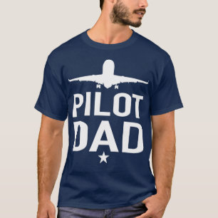 Pilotprogramm Vater Flugzeug Piloten Papa  T-Shirt