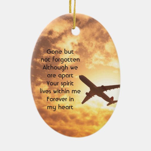 Pilotprogramm zum lebenslangen Gedenkfest Keramik Ornament (Hinten)