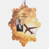 Pilotprogramm zum lebenslangen Gedenkfest Ornament Karte (Linke Ecke)