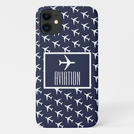Pilotprojekt Flugzeug Aviation Flying iPhone 11 Fa Case-Mate iPhone Hülle (Rückseite)