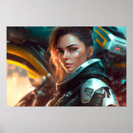 Pilotprojekt für Frauen in einer Stadt des zukünft Poster