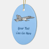 Pilotprojekt für Jet Fighter F18 Flugzeug-Hornet Keramik Ornament (Links)