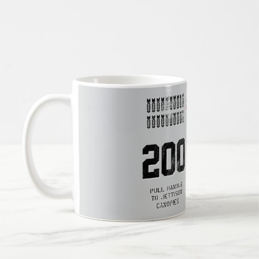 Pilotprojekt Idee: Kampfjet Kaffeetasse (Links)