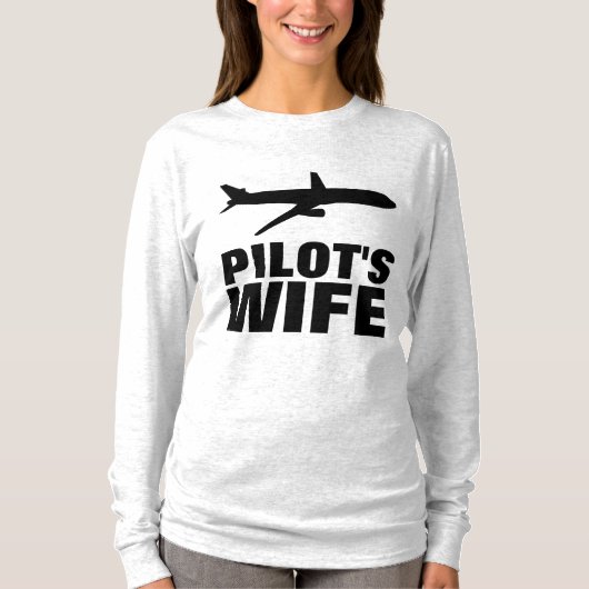PILOTS EHEFRAU T - Shirt (Vorderseite)