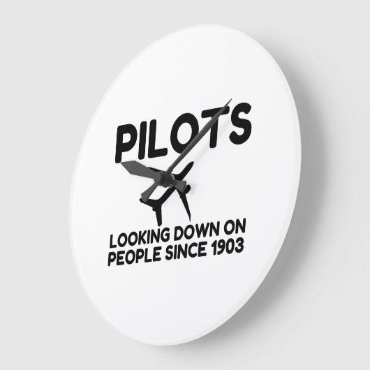 Pilots Große Wanduhr (Winkel)