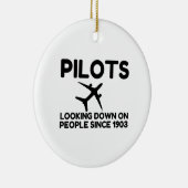 Pilots Keramik Ornament (Rechts)