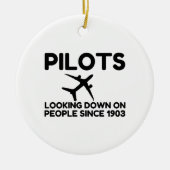 Pilots Keramik Ornament (Vorne)