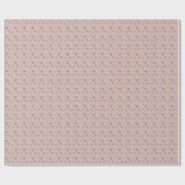 Pilotwanzen in Rosa Geschenkpapier (Flach)