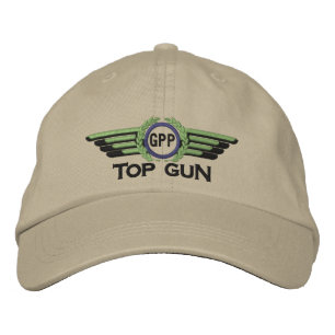 Pilotwings für Ihre Star Monogram Aviation Laurels Bestickte Baseballkappe