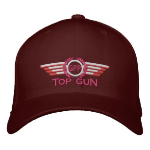Pilotwings für Ihre Star Monogram Aviation Laurels Bestickte Kappe