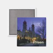 Pilsen-Magnet Magnet (Vorderseite/Rückseite)