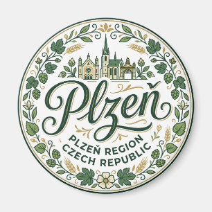 Pilsen Tschechien Magnet