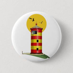 Pilsum Lighthouse Deutschland Button