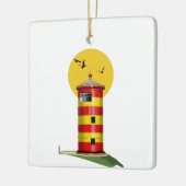 Pilsum Lighthouse Deutschland Keramikornament (Links)