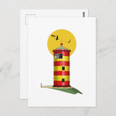 Pilsum Lighthouse Deutschland Postkarte (Vorne/Hinten)