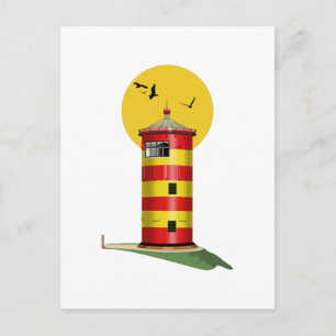 Pilsum Lighthouse Deutschland Postkarte