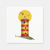 Pilsum Lighthouse Deutschland Serviette (Vorderseite)